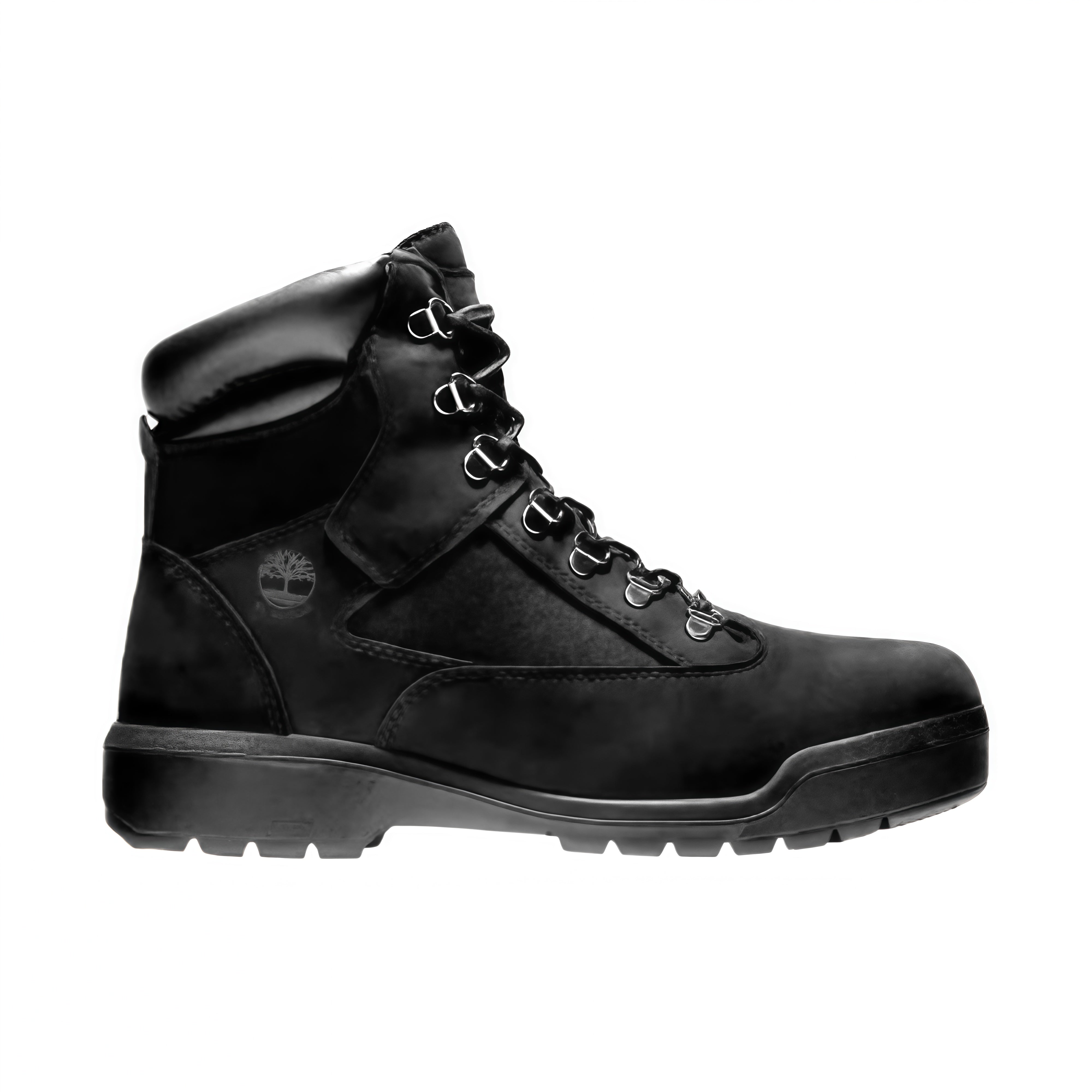 Timberland 6 Inch Waterproof Field Boot Black Nubuck TB 0A17KC 001