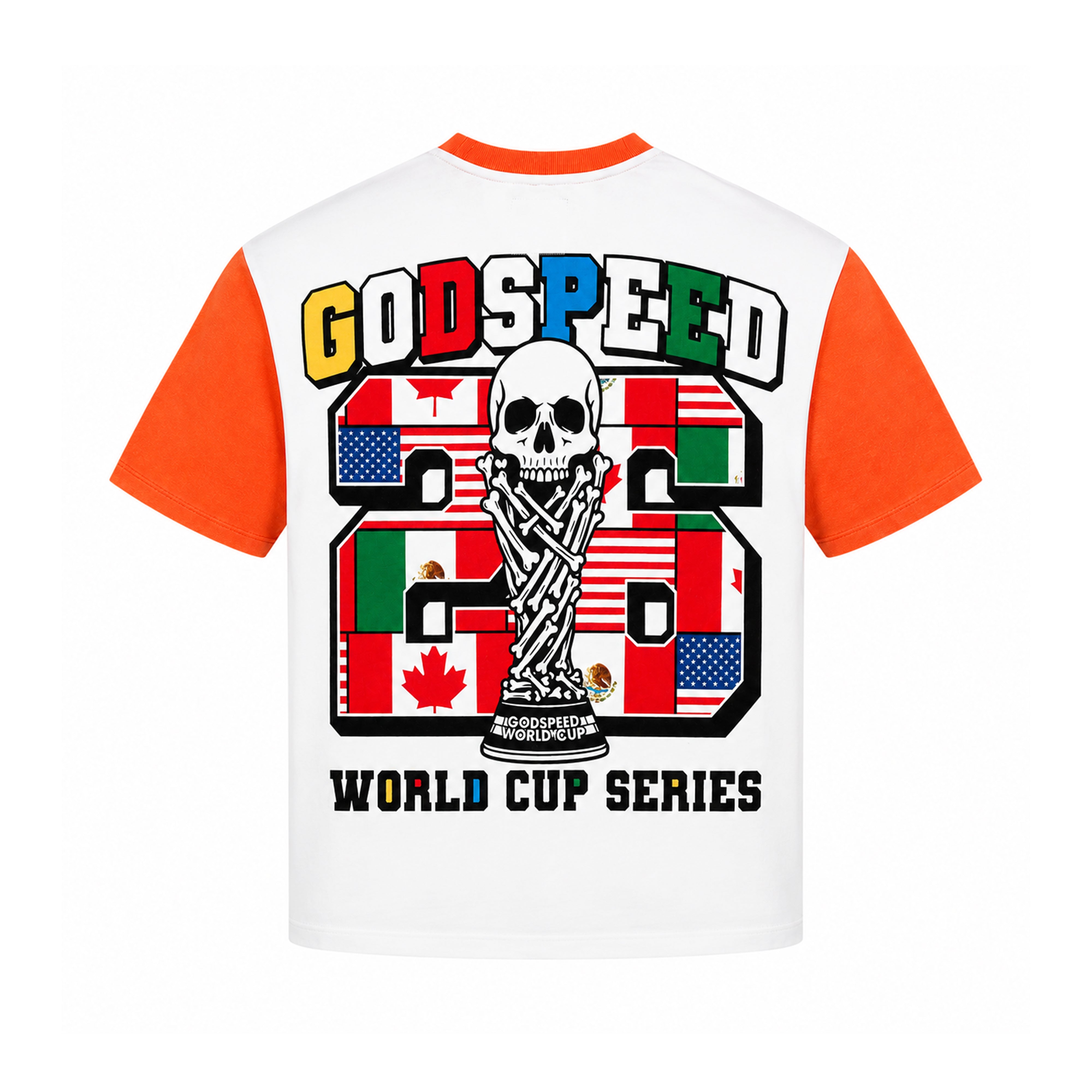 God Speed '26 GSWC Vintage T-shirt (White/Red) BB'