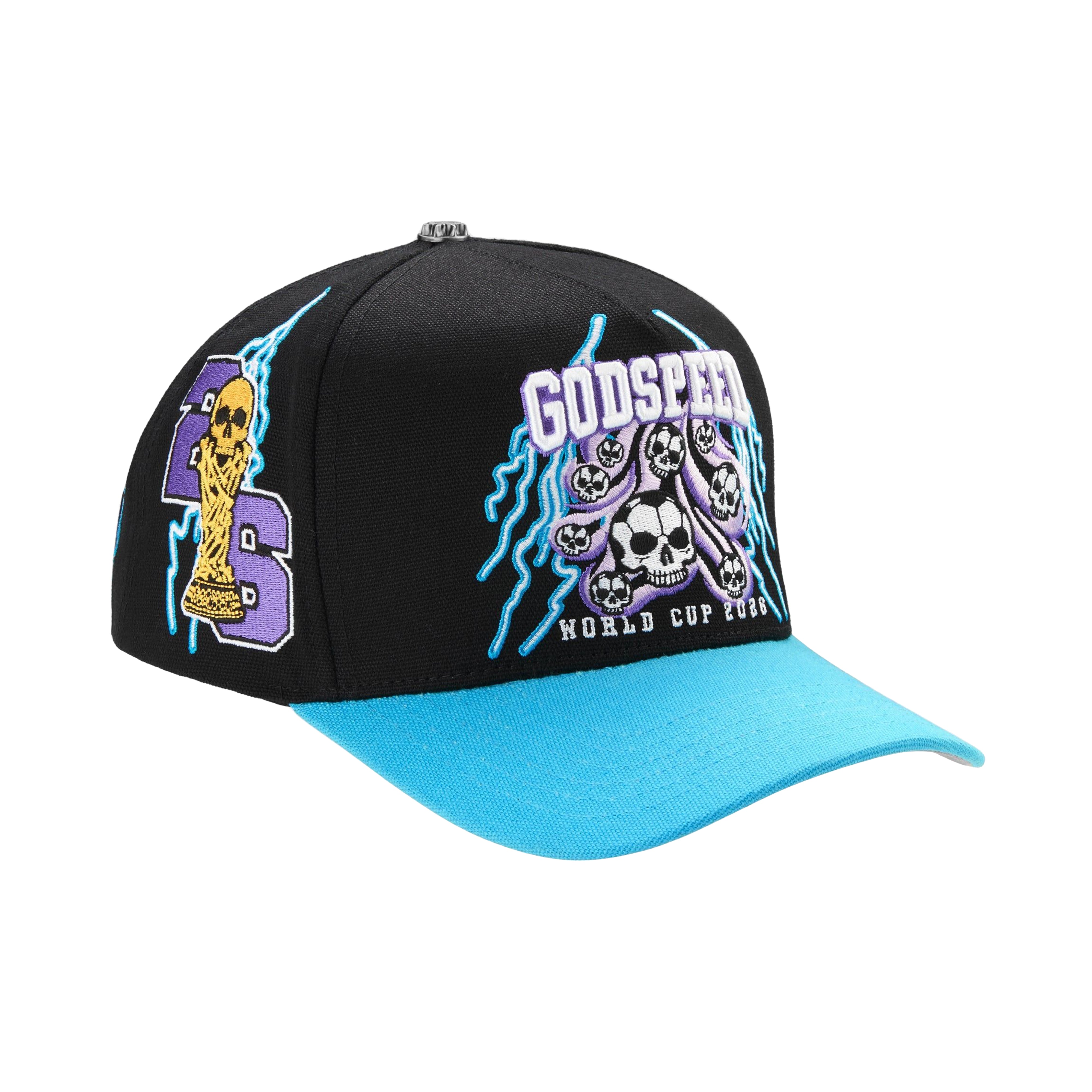 God Speed '26 GSWC Voltage Hat (Black/Aqua) BB'