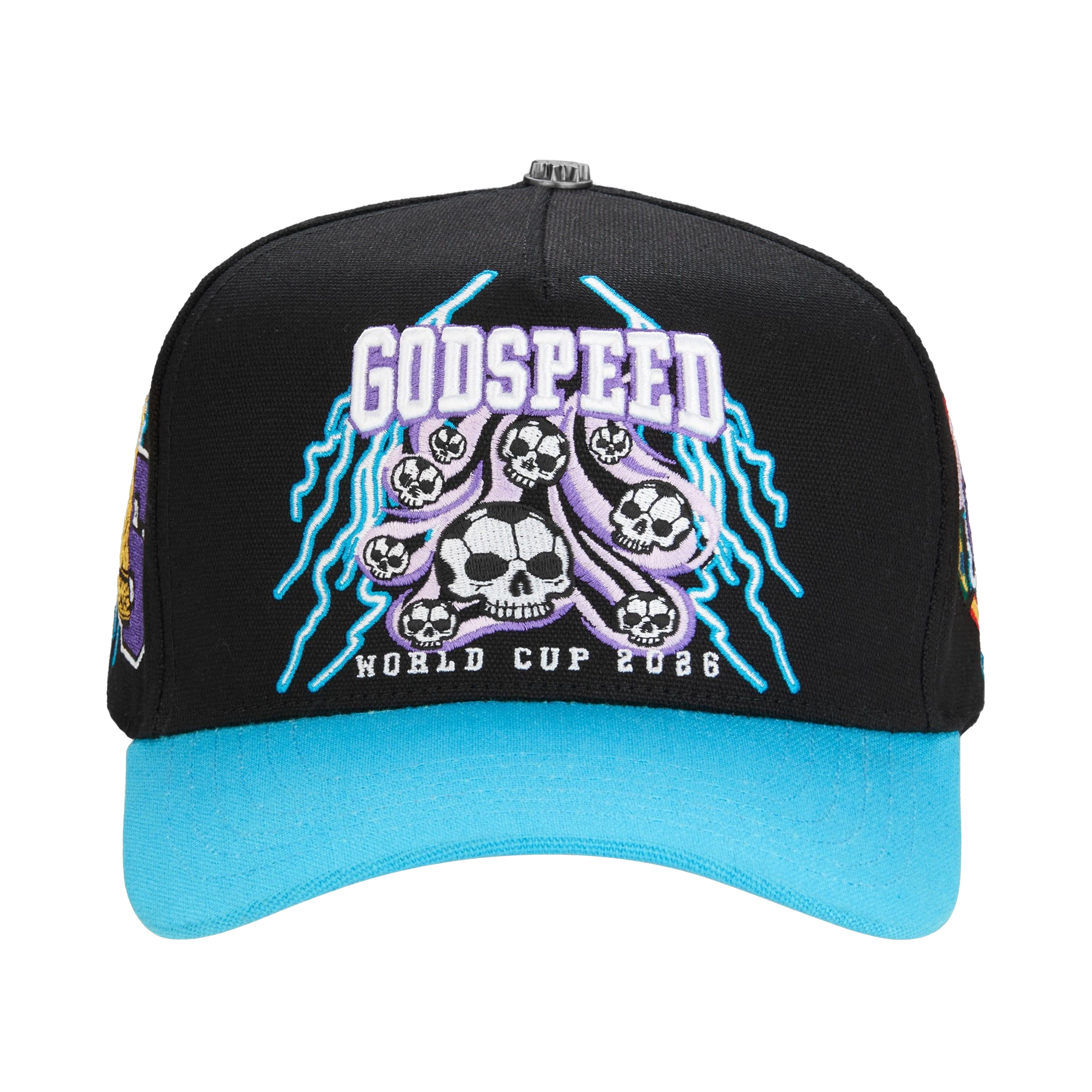 God Speed '26 GSWC Voltage Hat (Black/Aqua) BB'