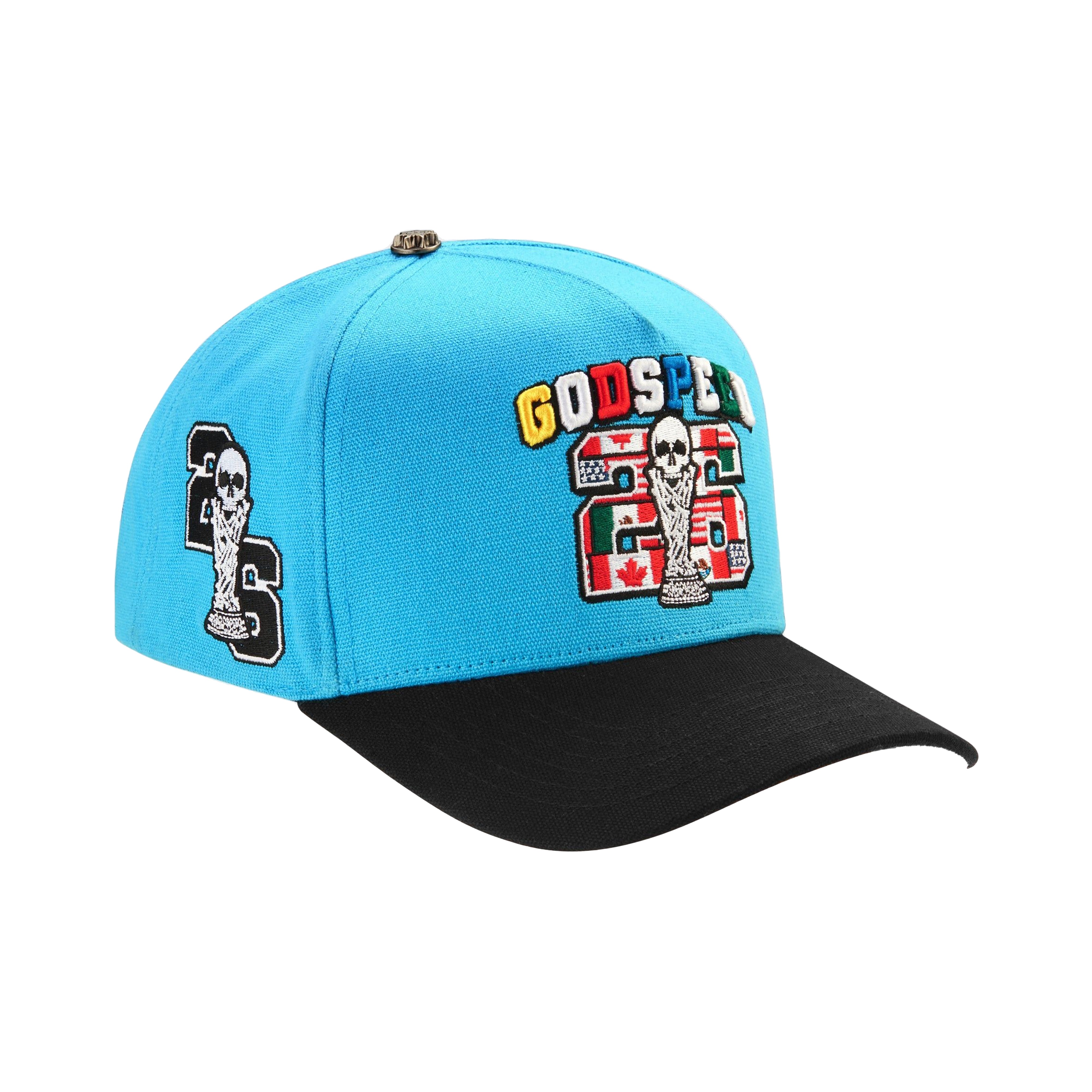 God Speed '26 World Cup Hat (Aqua/Black) BB'