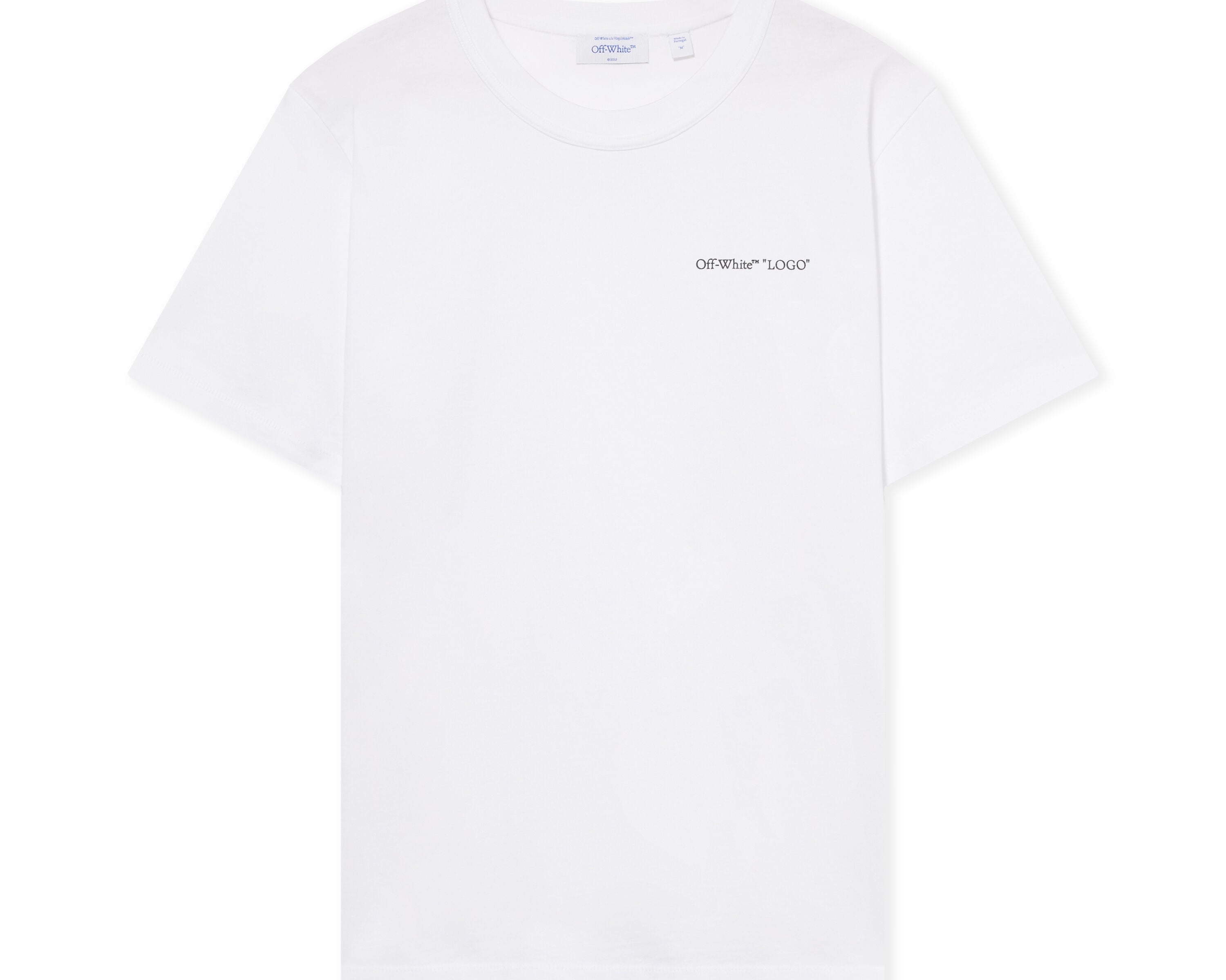 Off-White Logo Quote T-Shirt White back