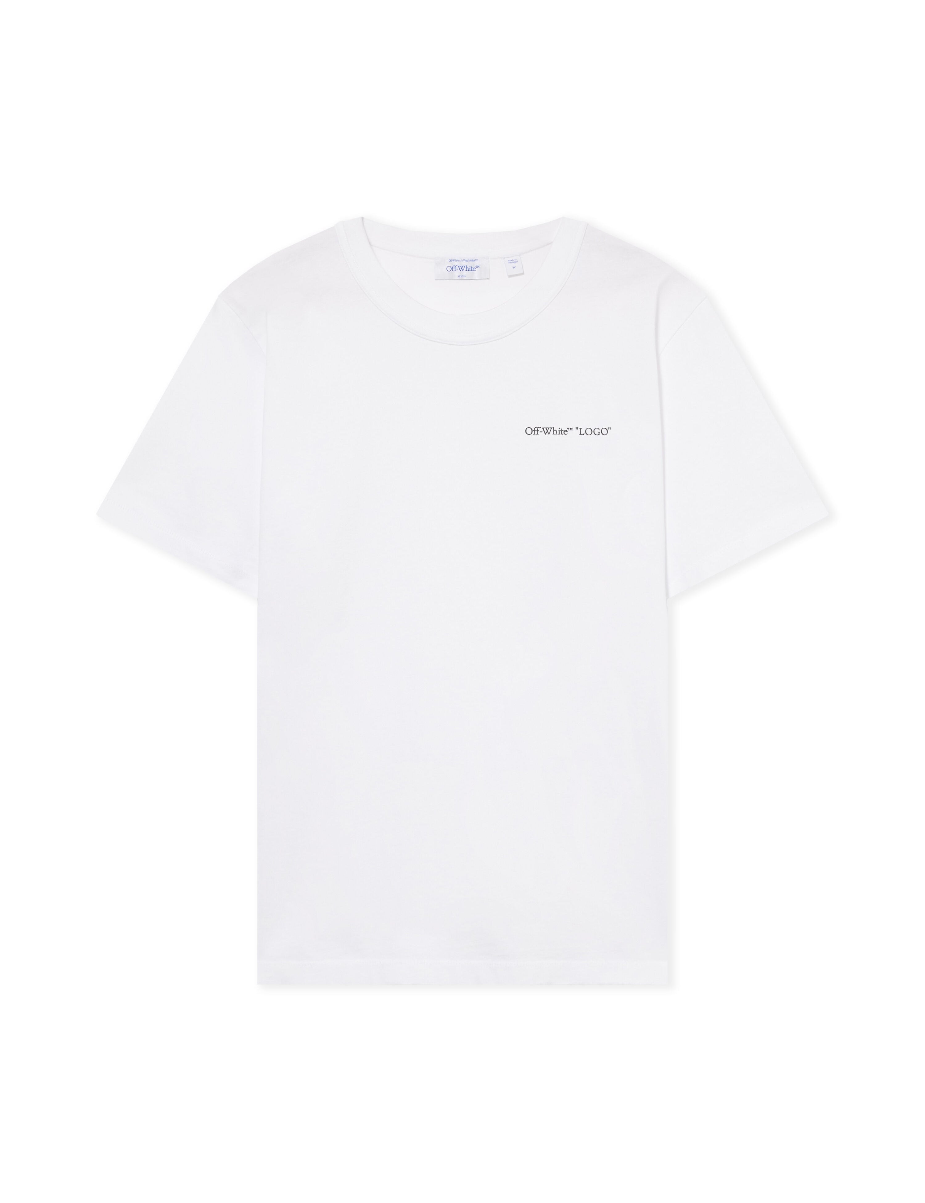 Off-White Logo Quote T-Shirt White back