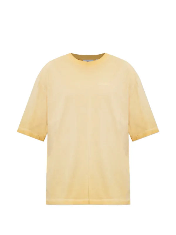 Off-White Printed Logo Skate T-Shirt Cloud Nugget Gold