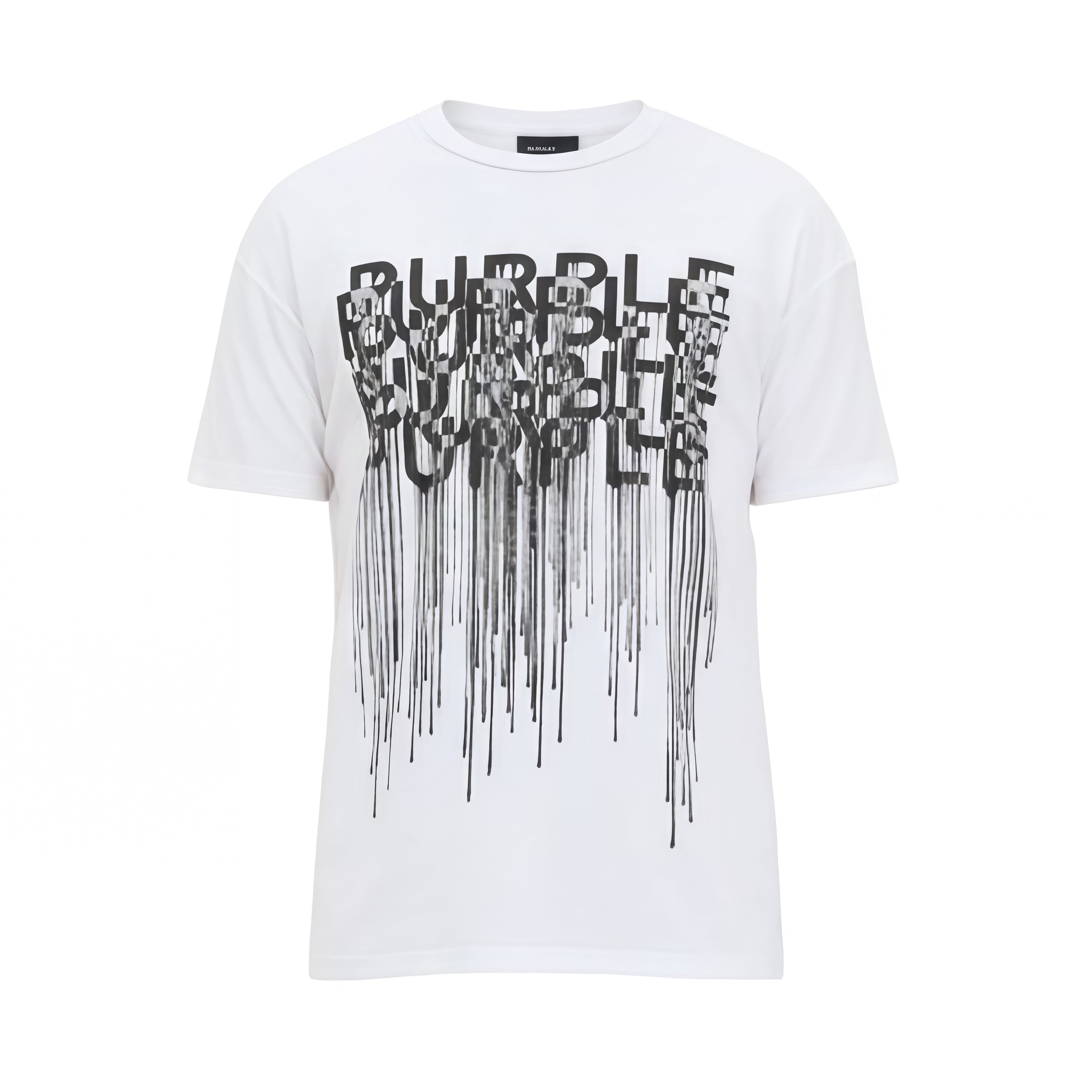 Purple Textured Inside Out Tee