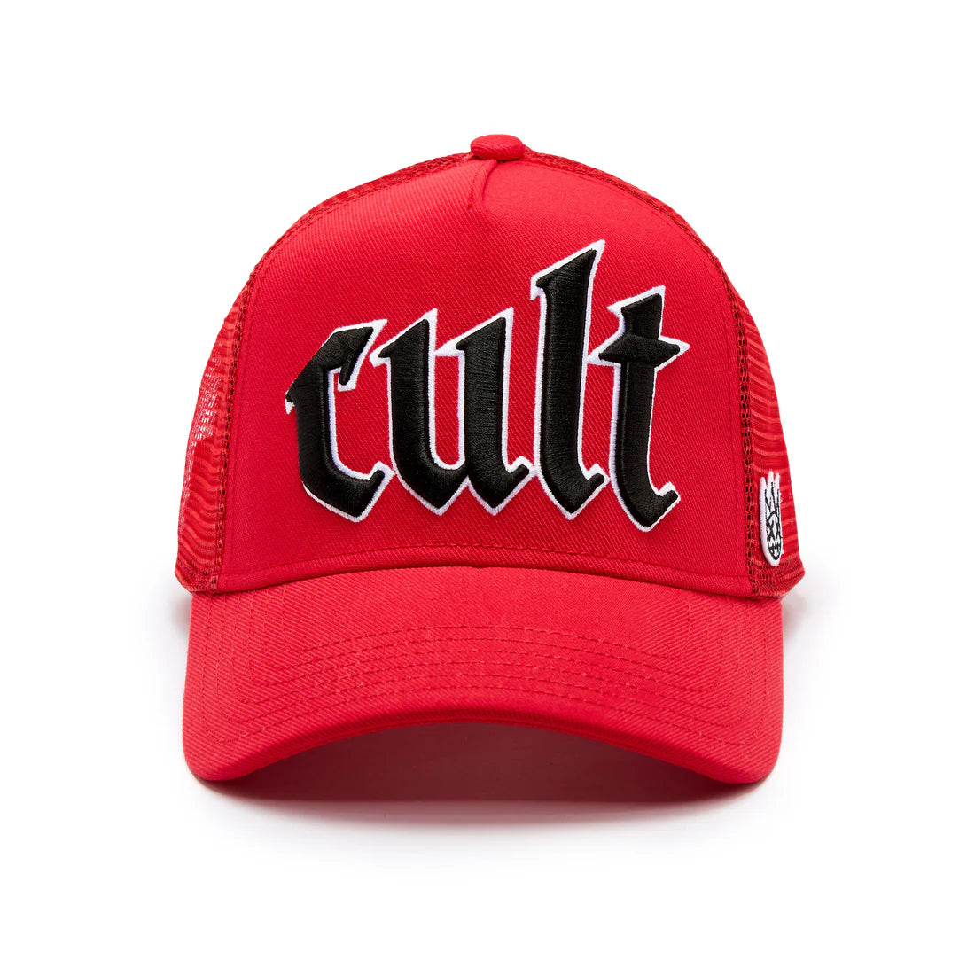 Cult's Old English Cult Logo Hat in High-Risk Red