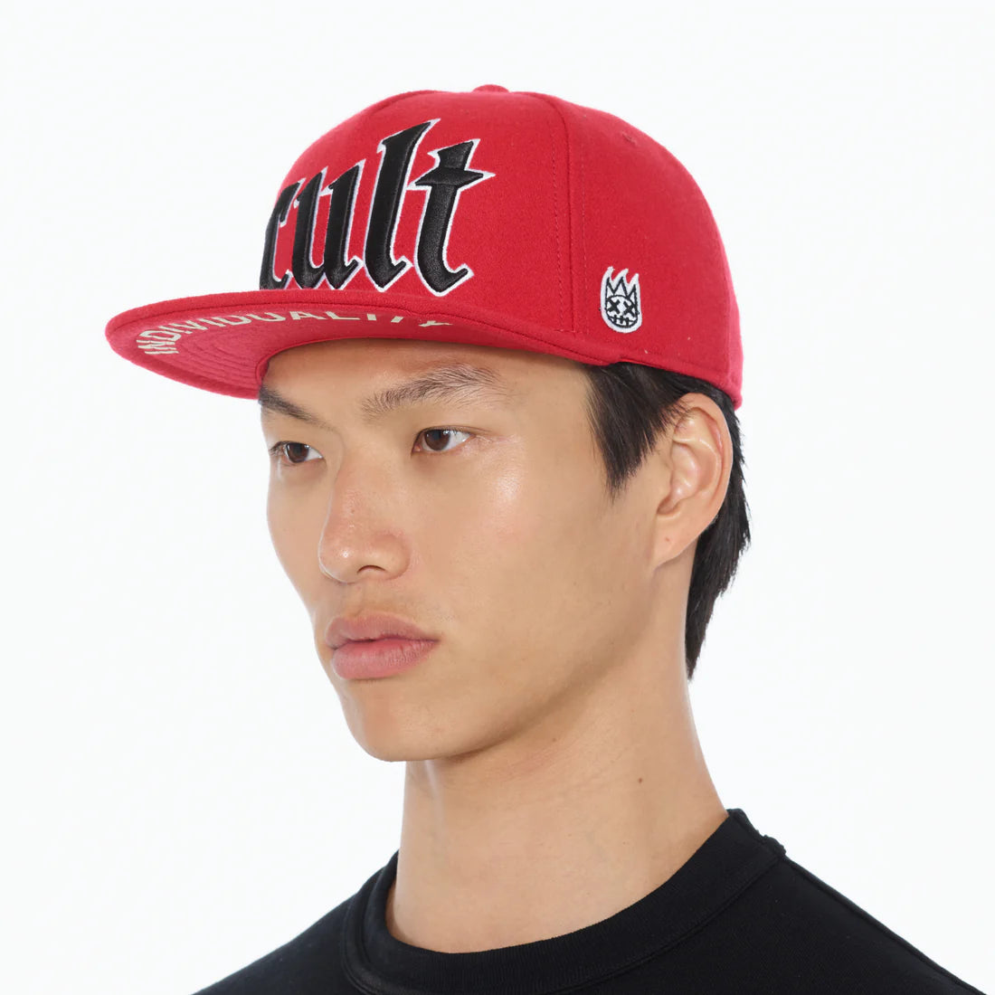 Cult's Old English Cult Logo Hat in High-Risk Red