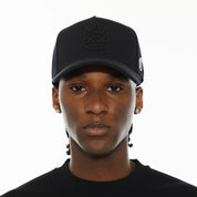 Cult's Logo Mesh Back Trucker Hat "Shimuchan" in Black
