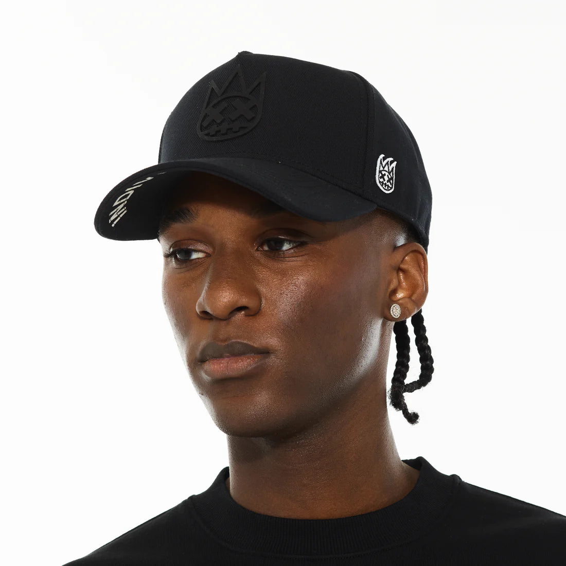 Cult's Logo Mesh Back Trucker Hat "Shimuchan" in Black