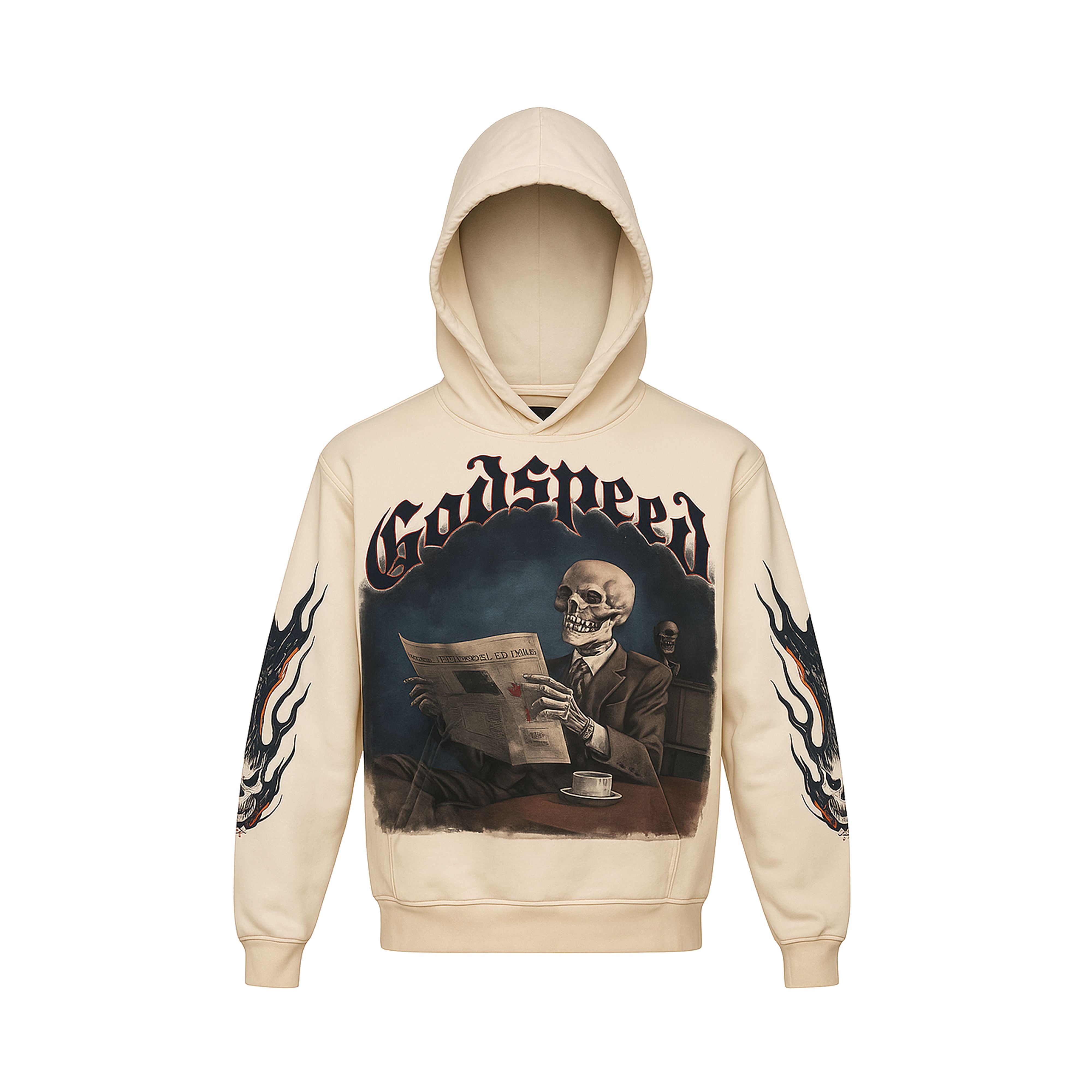 Black Monday Hoodie (Bone)