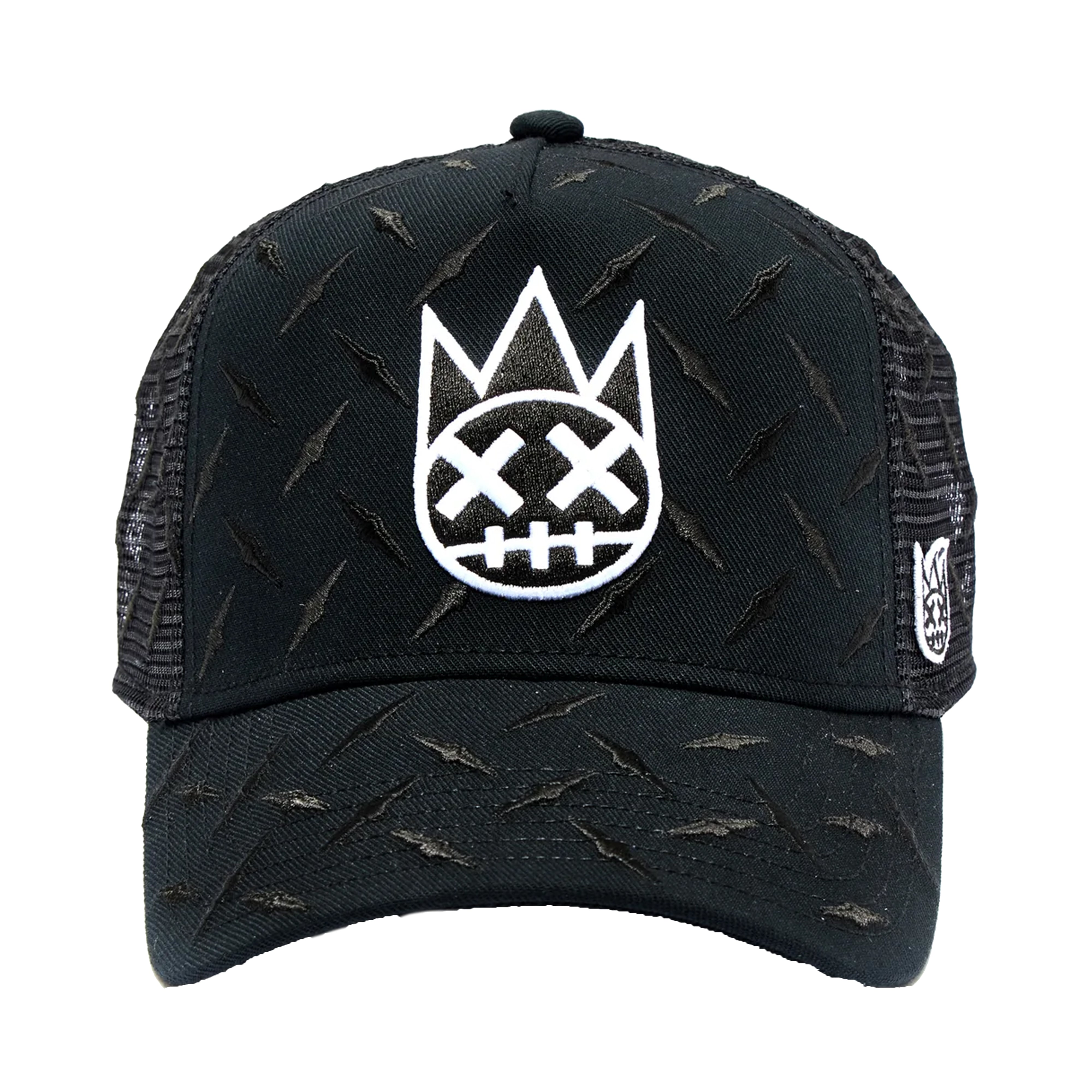Cult of Individuality | Cult's Diamond Plate Trucker Hat in Black