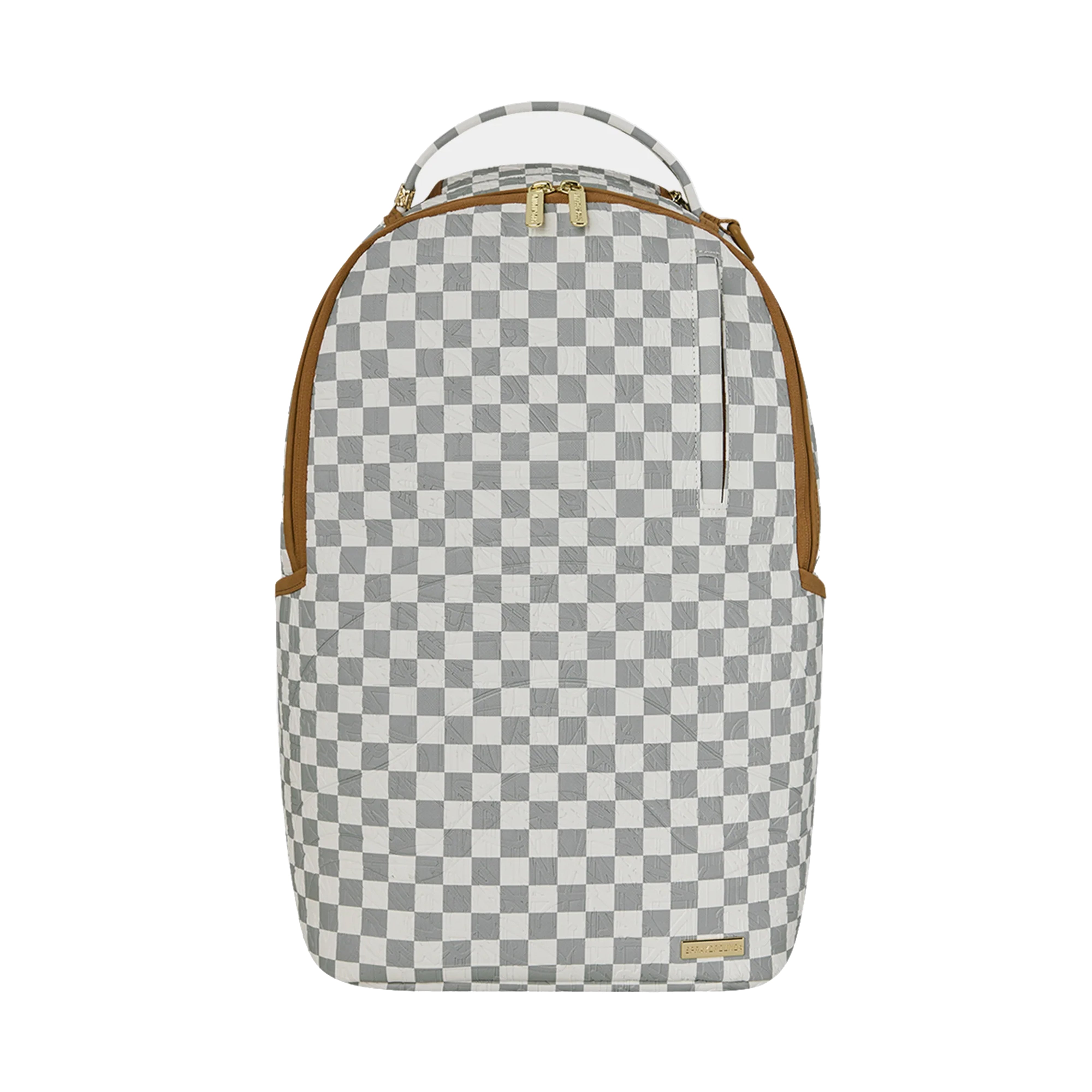 Sprayground | GRAFF EMBOSSED CREAM CHECK DLXSV BACKPACK