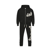God Speed OG Logo Sweatsuit V2 (Black)