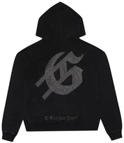 Godspeed Studded OG Logo Hoodie 'Black Wash'