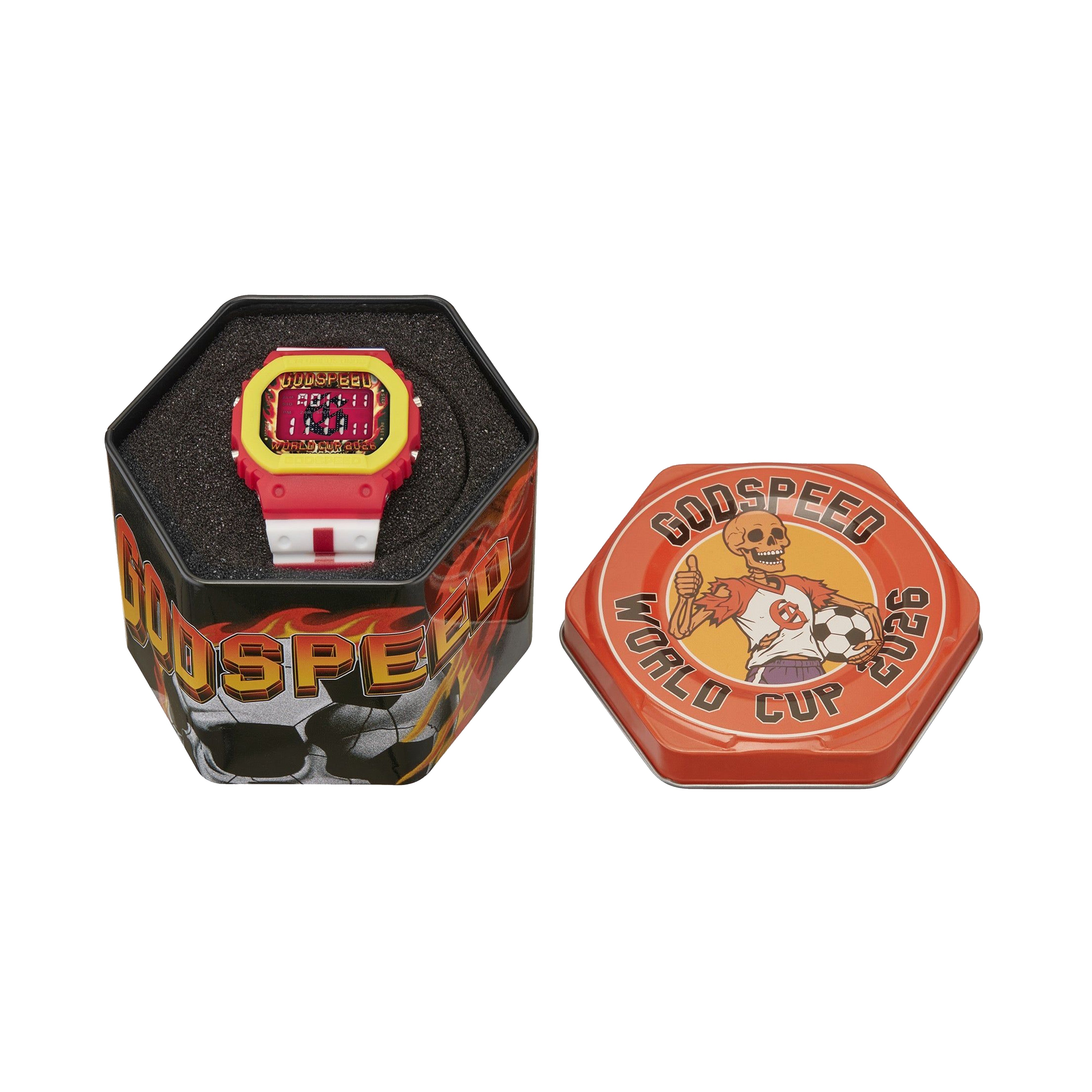 God Speed GSWC All Nations Chrono (White/Red) 7/13 BB