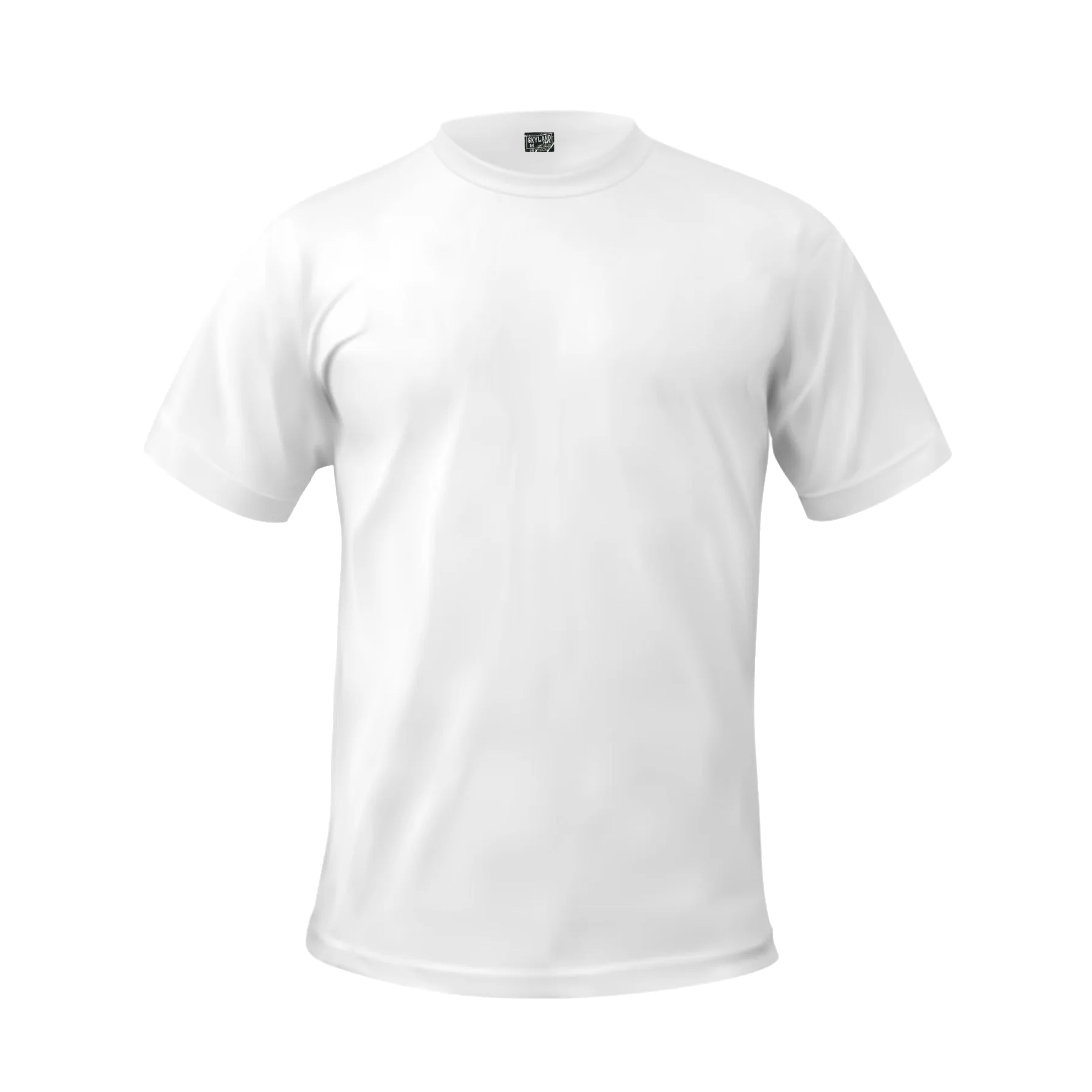 Inmate Package | 100% Cotton Short Sleeve T-shirt (Heavywhite) [$6 for 1]