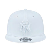 NY YANKEES NEW ERA 9FIFTY WHITE /WHITE SNAPBACK/ GRAY BRIM
