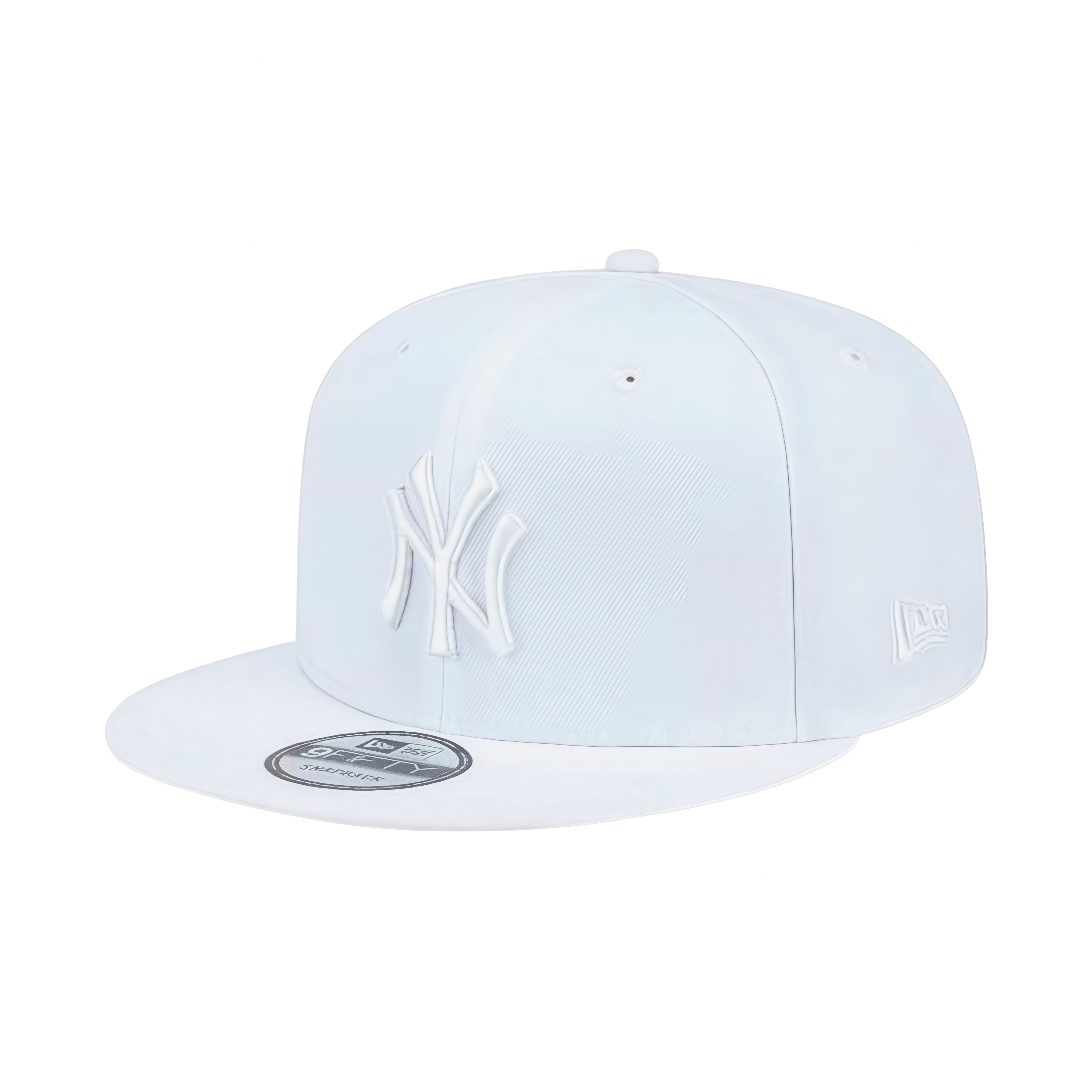 NY YANKEES NEW ERA 9FIFTY WHITE /WHITE SNAPBACK/ GRAY BRIM