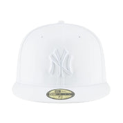 New Era 59Fifty MLB New York Yankees Whiteout Basic Fitted White Hat 11591120