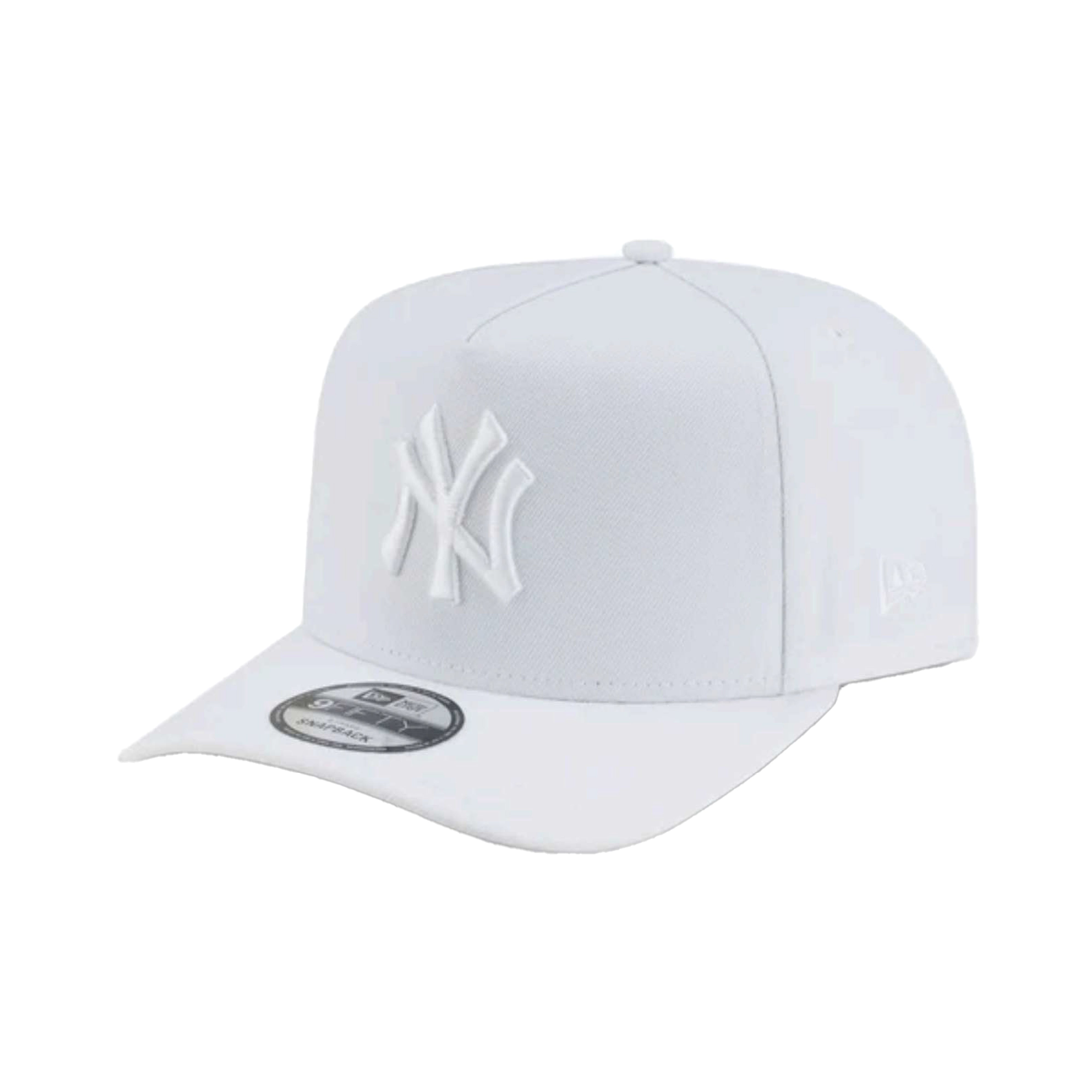 New Era A-Frame NY Yankees 9Fifty Men's Snapback Hat White (60873564)