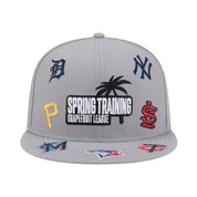 New Era Grapefruit League Logo MLB Scattered Grey 9FIFTY Snapback Adjustable Cap (60795201)