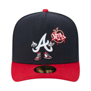 New Era MLB Atlanta Braves Cartoon 9Fifty A-Frame Snapback (60750507)