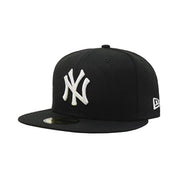 New Era New York Yankees Basic 59Fifty Fitted Cap Hat Black/White