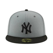 New Era New York Yankees Storm Gray Basic 59fifty Fitted Hat Grey/Black