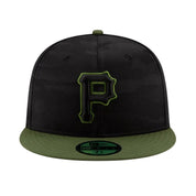 New Era 59Fifty Men's Cap Hat Pittsburgh Pirates Alternate Black Camo 8 NEW