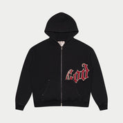 God Speed OG Logo Sweatsuit V2 (Black/Red)