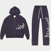 God Speed OG Logo Sweatsuit V2 (Navy)