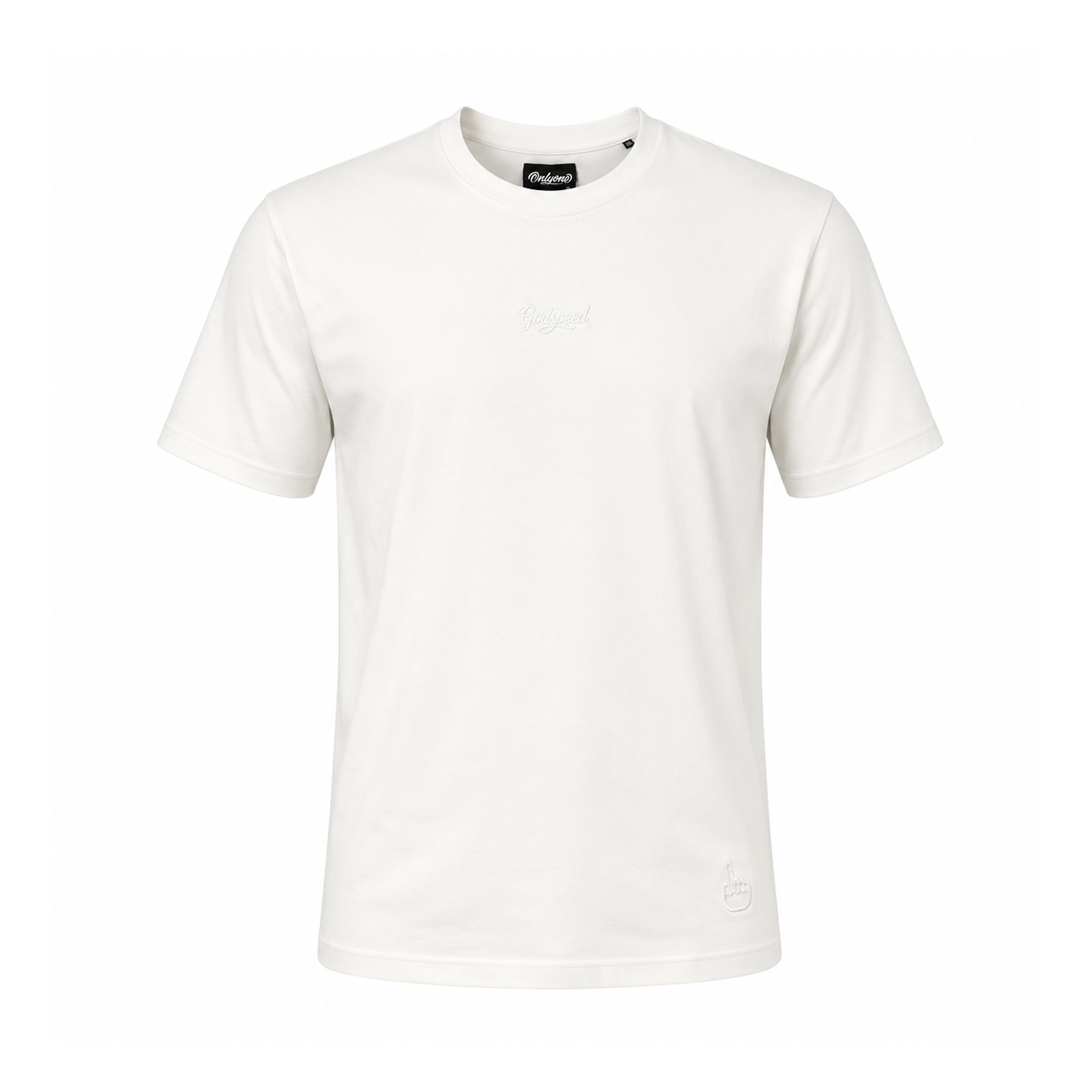 Only One-Everyday Basic White T-Shirt