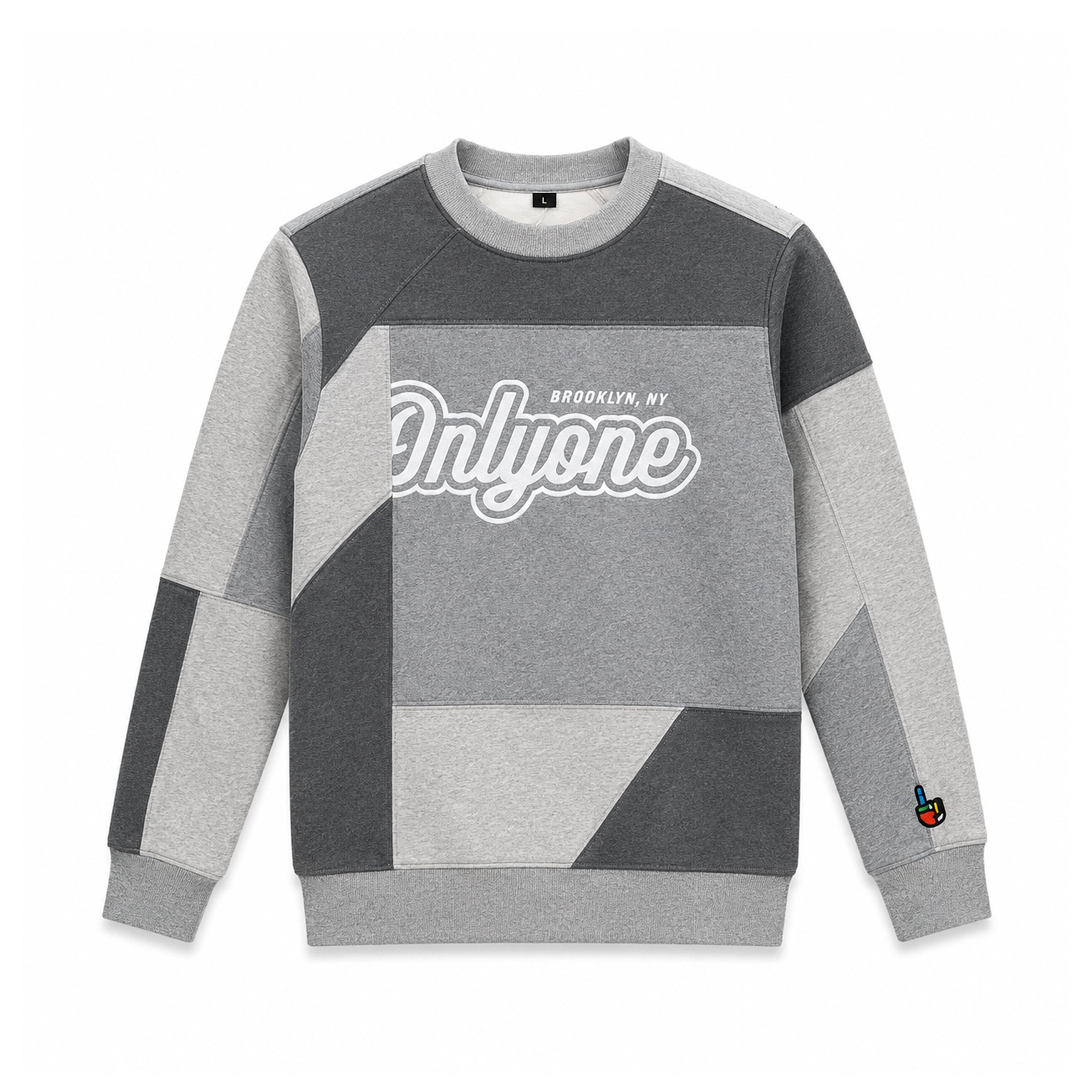 OnlyOne-MEN-GreyPatchworkCrewneck_1.jpg
