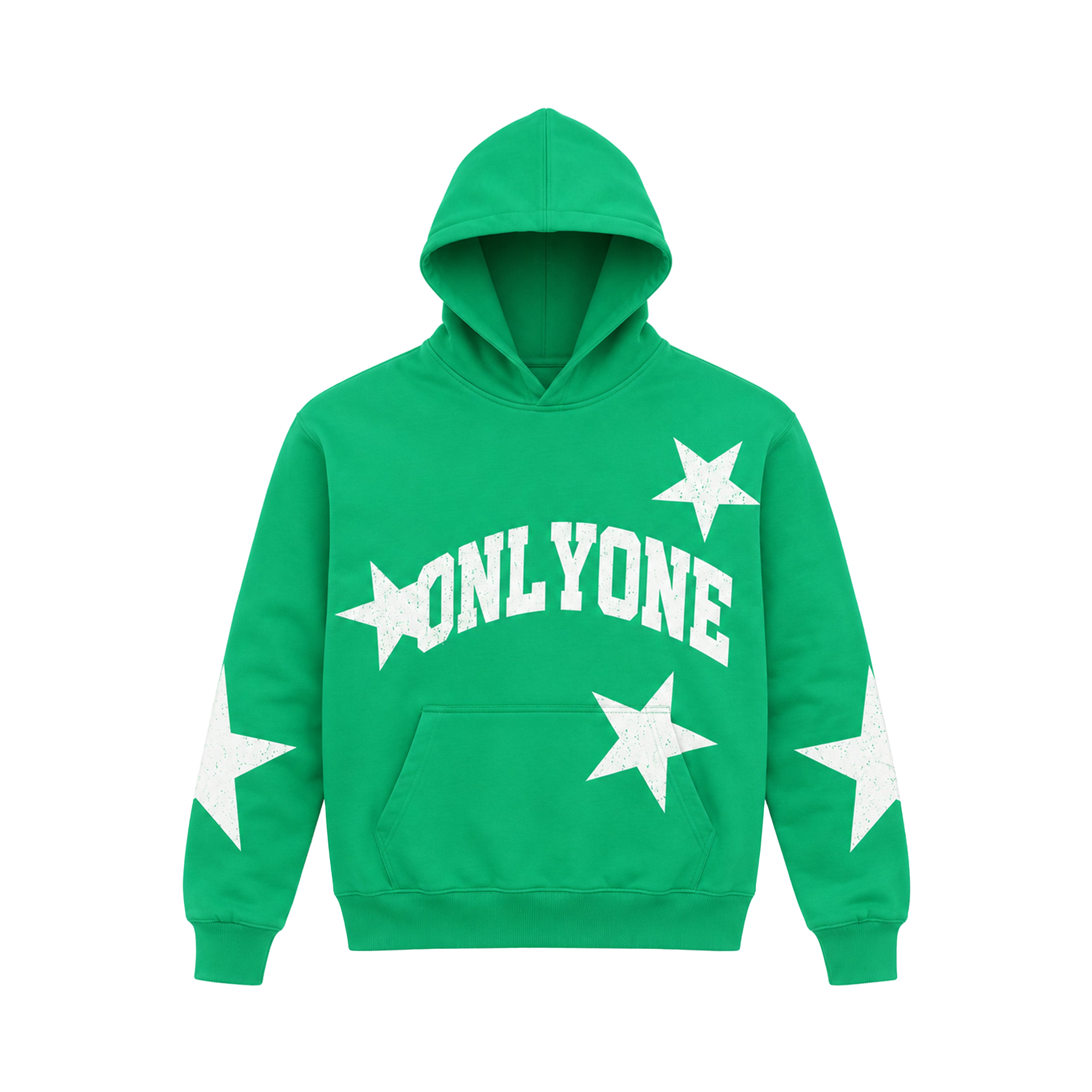 Only One-Star Sport Hoodie (Green)
