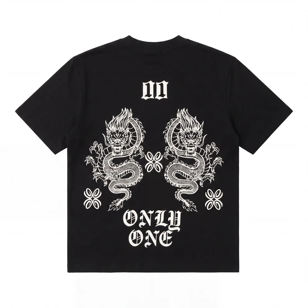 Only One Dragon Graphic T-Shirt (Black)