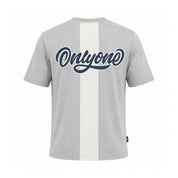 Only One Velocity Stripe Grey Cement T-Shirt