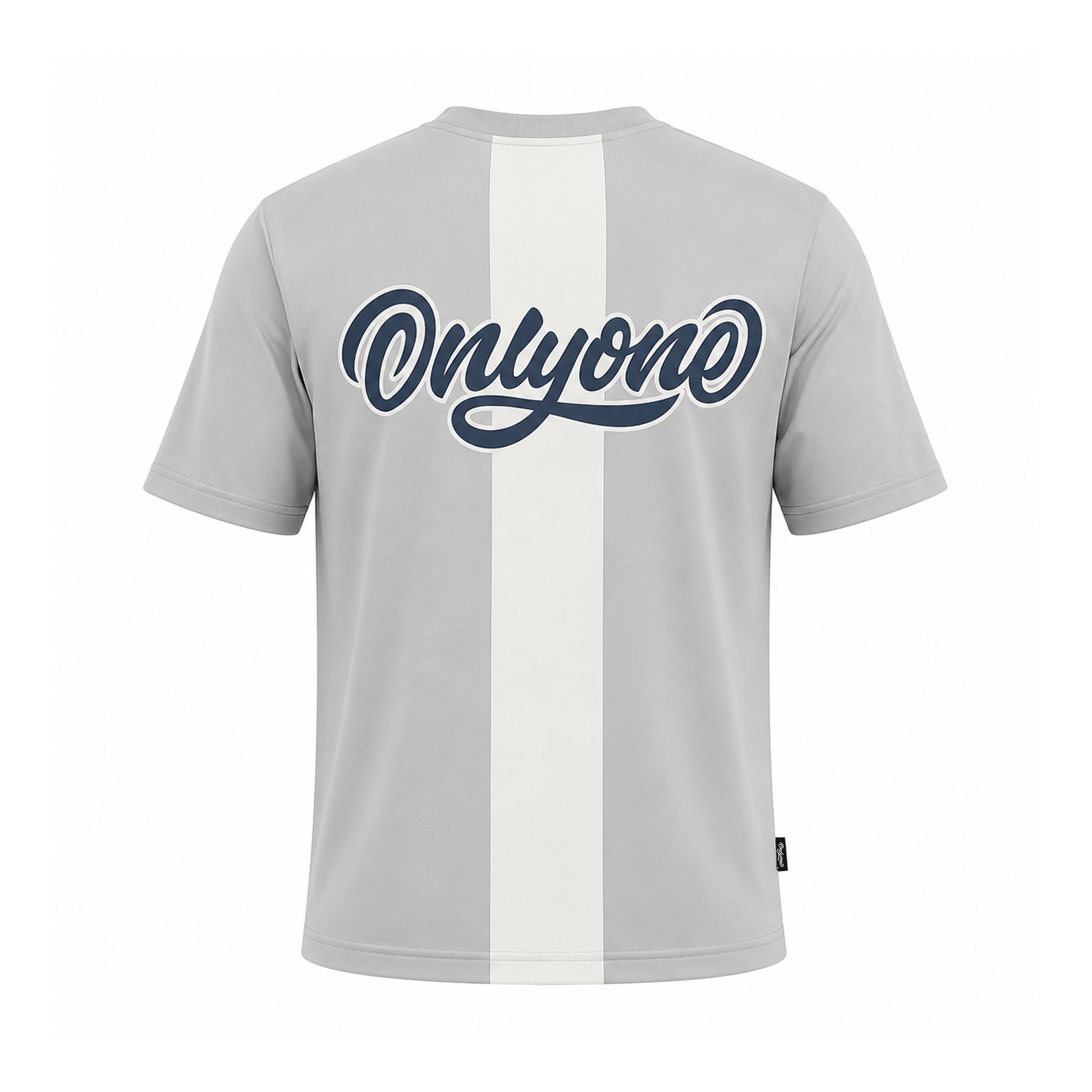 Only One Velocity Stripe Grey Cement T-Shirt