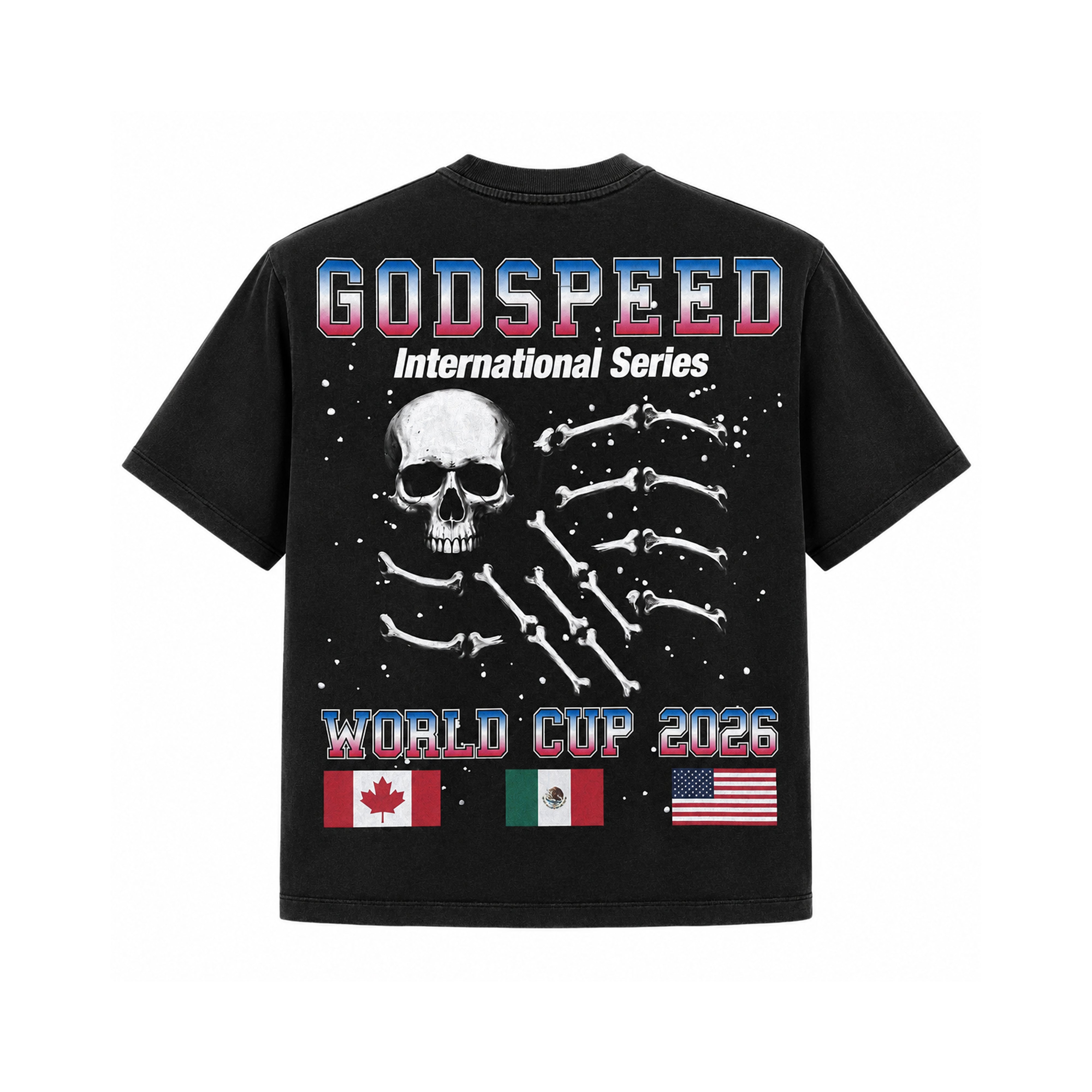 God Speed Planet Fútbol T-shirt (Black) BB