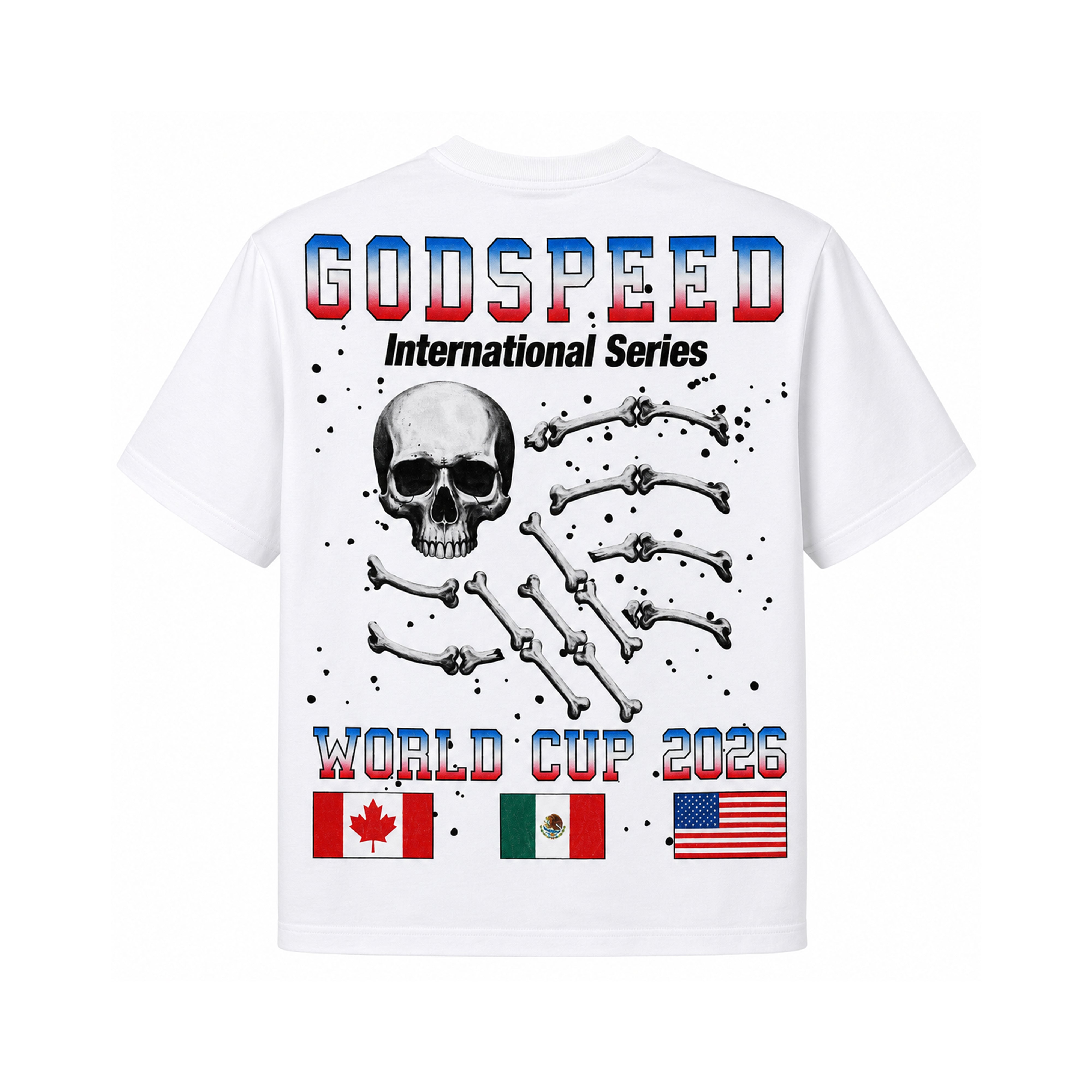 God Speed Planet Fútbol T-shirt (White) BB