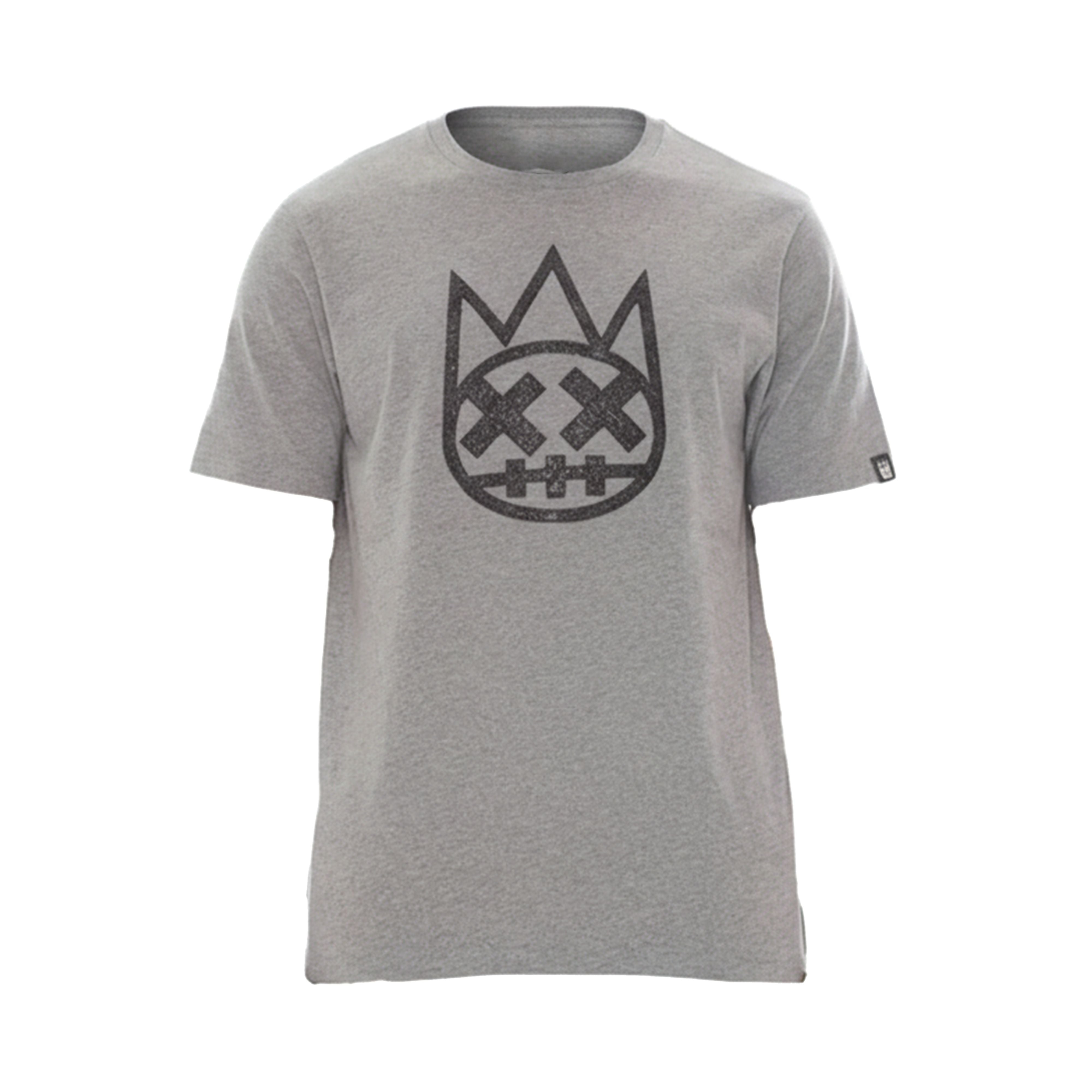 SHORT SLEEVE CREW NECK TEE 26/1'S "SHIMUCHAN" IN HEATHER GREY