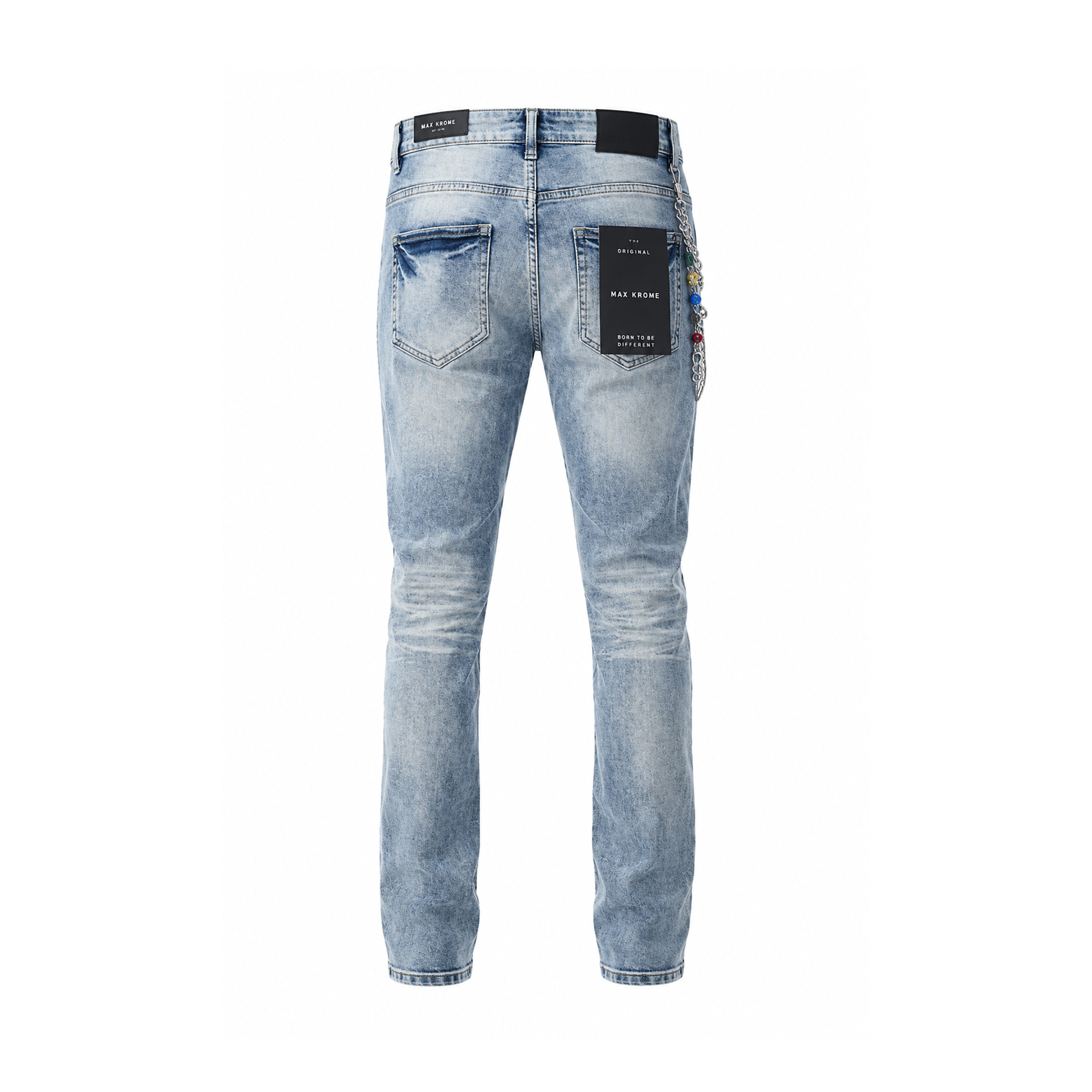 MAX KROME VICTORY JEANS - MEDIUM BLUE (KR-3040)