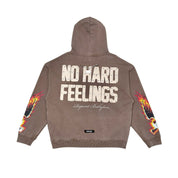 Wrathboy No Hard Feelings Hoodie Vintage Brown