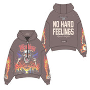 Wrathboy No Hard Feelings Hoodie Vintage Brown