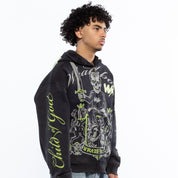 Wrathboy 3 Sword Full-Zip Hoodie Black