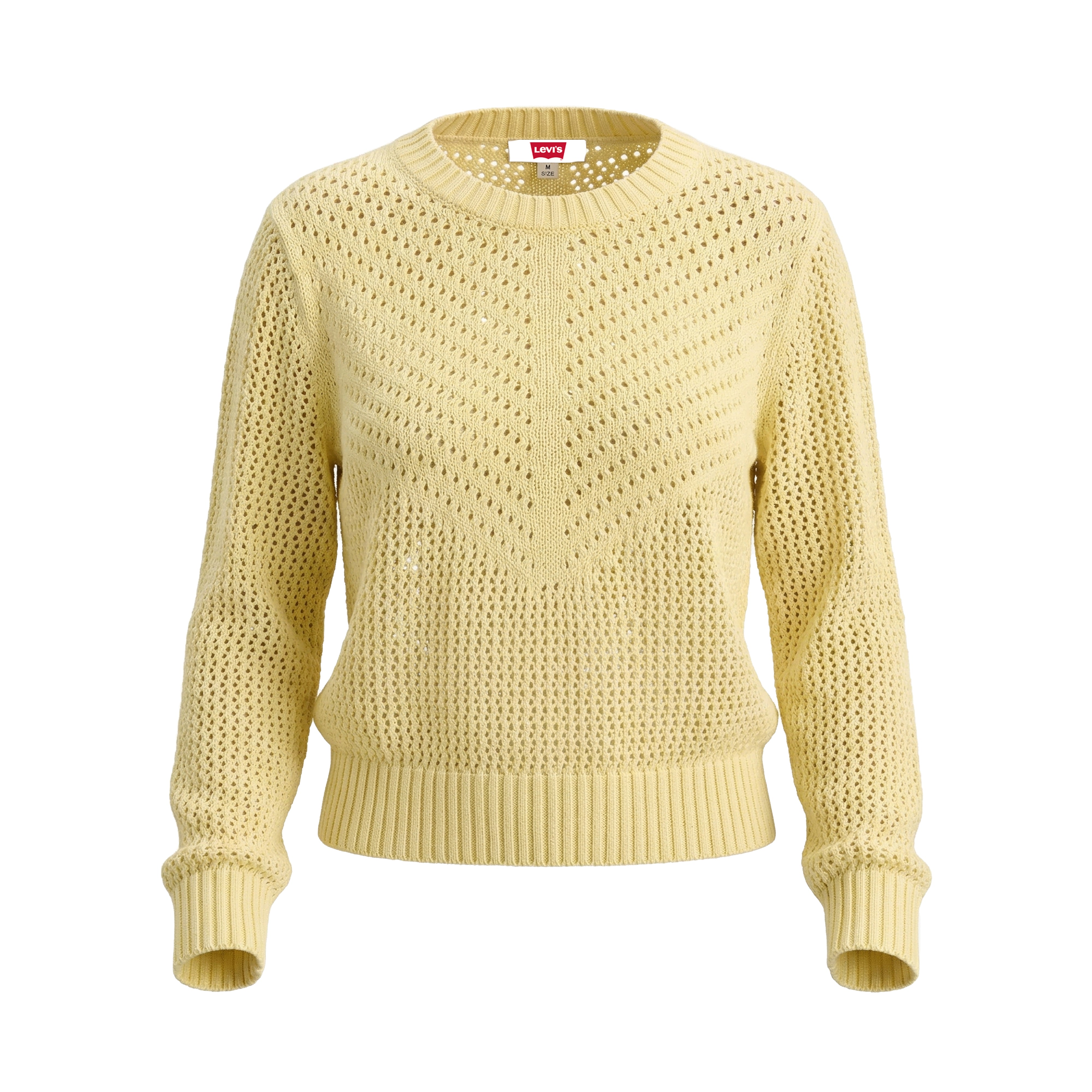 23449　グランドスラム　レディース　ニット　黄色　サイズＬ Levi's Women's Gaelle Crochet Pullover – CityLineUSA