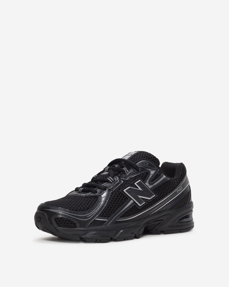 New Balance 740 Grade School Black Silver GR740BM image 2