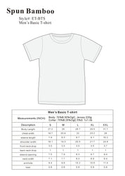 The Original Men's Bamboo Viscose/Organic Cotton Short Sleeve T-Shirt - Classic Cut