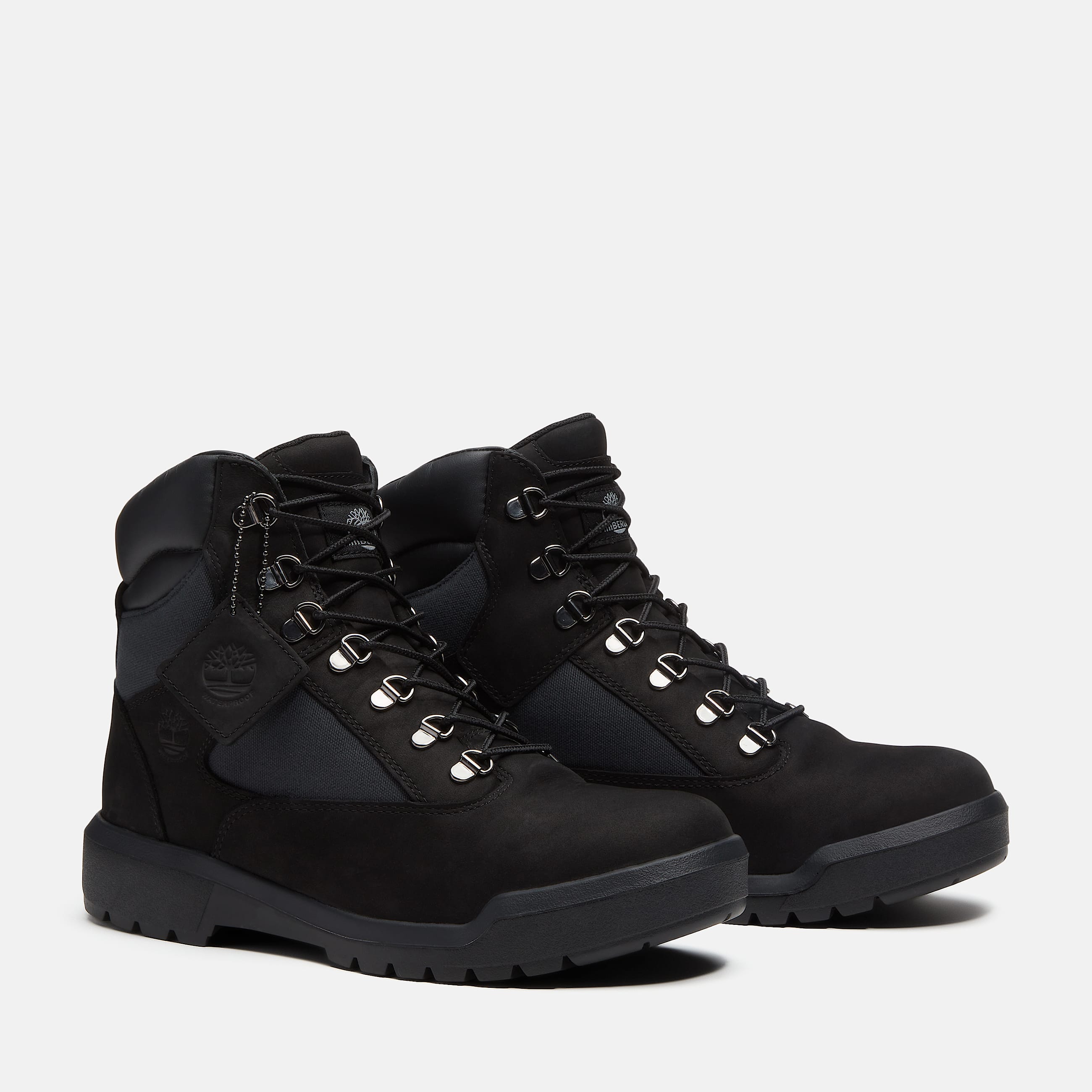 Timberland Re-Engineered Waterproof Mid Field Boot Black Nubuck alternate view 4
