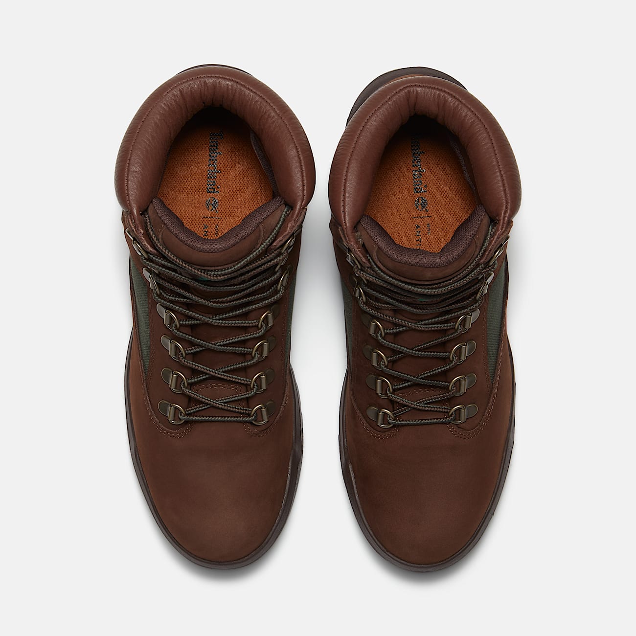 Timberland Men's Re-Engineered Waterproof Mid Field Boot Dark Brown Nubuck alternate view 2
